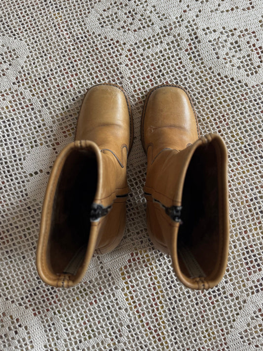Vintage Ankle Campus Boots (W9)