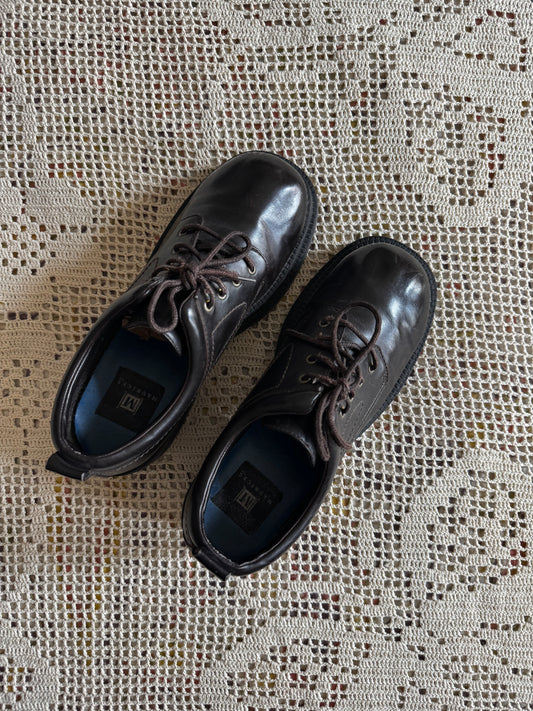 Vintage 90’s Chunky Platform Laceup Oxfords (W9)