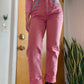 80’s Pink Western Jeans by Blaze (26-27"W)