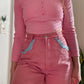 80’s Pink Western Jeans by Blaze (26-27"W)