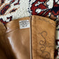 90's Embroidered Mid Calf Heeled Boots (W9.5)