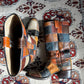 INSANE Rare 70s/80s Larry Mahan Patchwork Cowboy Boots (W9.5/M8)