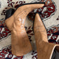 90's Embroidered Mid Calf Heeled Boots (W9.5)