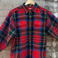 Vintage 90s Chunky Plaid Flannel Button Down (M)