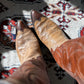 Vintage Two Toned Leather Embroidered Cowboy Boots (W9/M7.5)