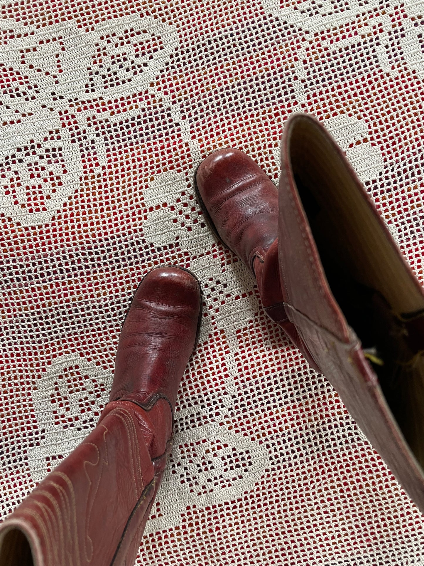 Rare Vintage Black Label Frye Campus Boots