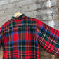 Vintage 90s Chunky Plaid Flannel Button Down (M)