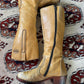 70s Butterscotch Leather Knee High Boots (9)