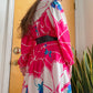 80s Hawaiian Flower Maxi House Dress (L-XL)