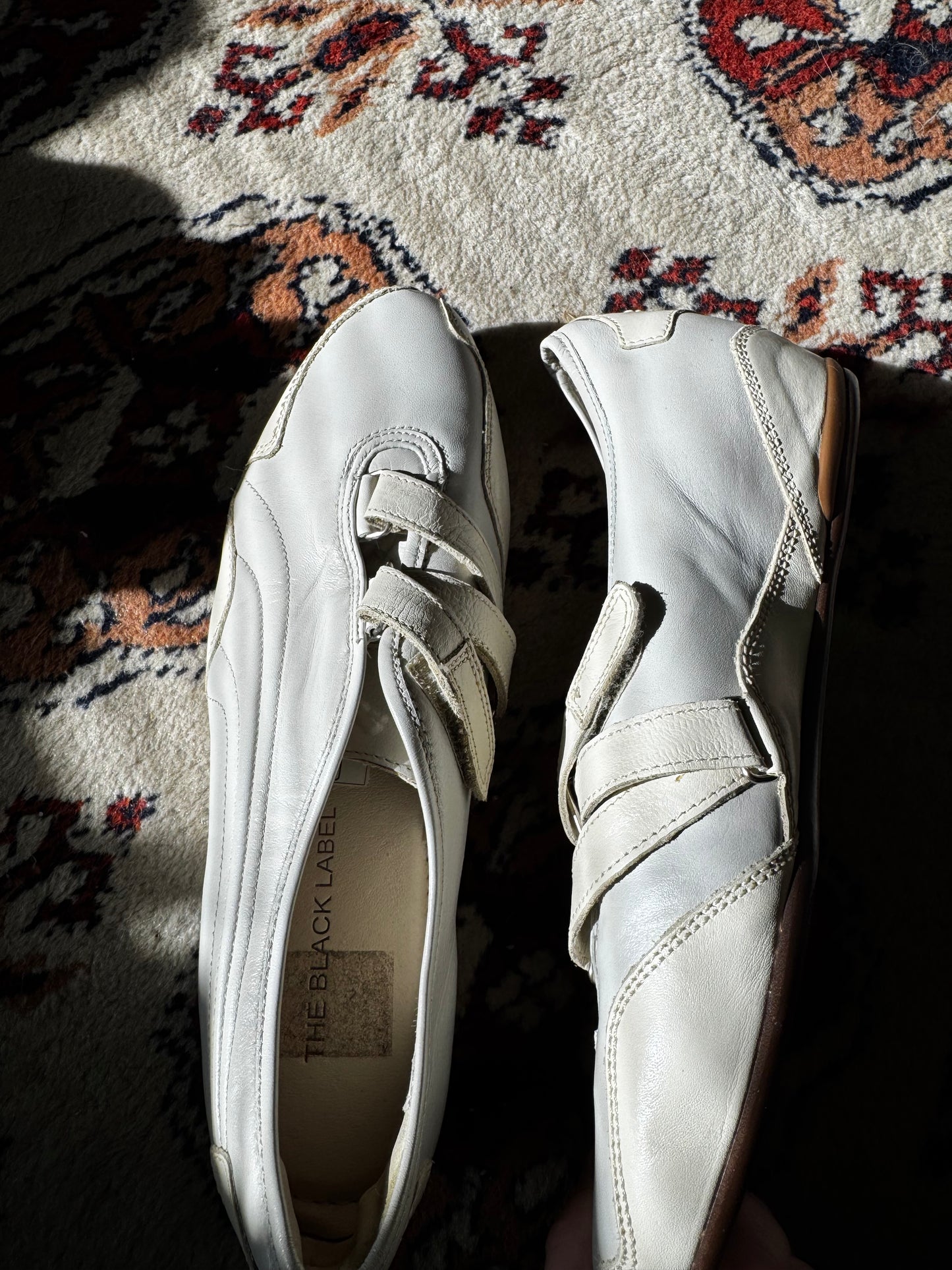 Vintage y2k Black Label Puma Strappy Flats