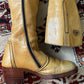 70s Butterscotch Leather Knee High Boots (9)