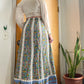 70s Mr. Hank Lace Cut Out Maxi Skirt (XS-M)