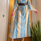 70s Nylon Maxi w/ Angel Sleeves (M-XL)