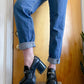 Vintage 90s Buckled Platforms by  Xhilaration (sz 8)