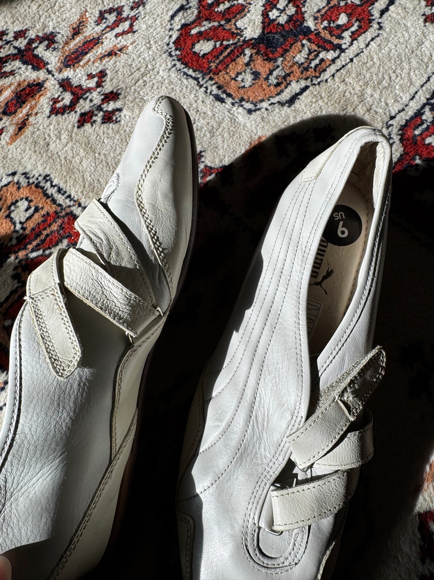Vintage y2k Black Label Puma Strappy Flats