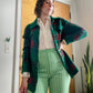 Vintage 70s/80s Knit Plaid Tartan Cardigan (M-L)