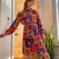 INSANE Late 60’s Funky Geo Print Shirt Dress (XXL)