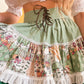 Late 70s- Early 80s Folk Square Dancing Mini Skirt (M-L)