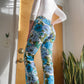 Vintage 60s Sanforized Painted Flower Jeans (25- 26”W)