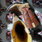 Vintage Two Toned Leather Embroidered Cowboy Boots (W9/M7.5)