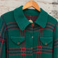 Vintage 70s/80s Knit Plaid Tartan Cardigan (M-L)