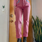 80’s Pink Western Jeans by Blaze (26-27"W)