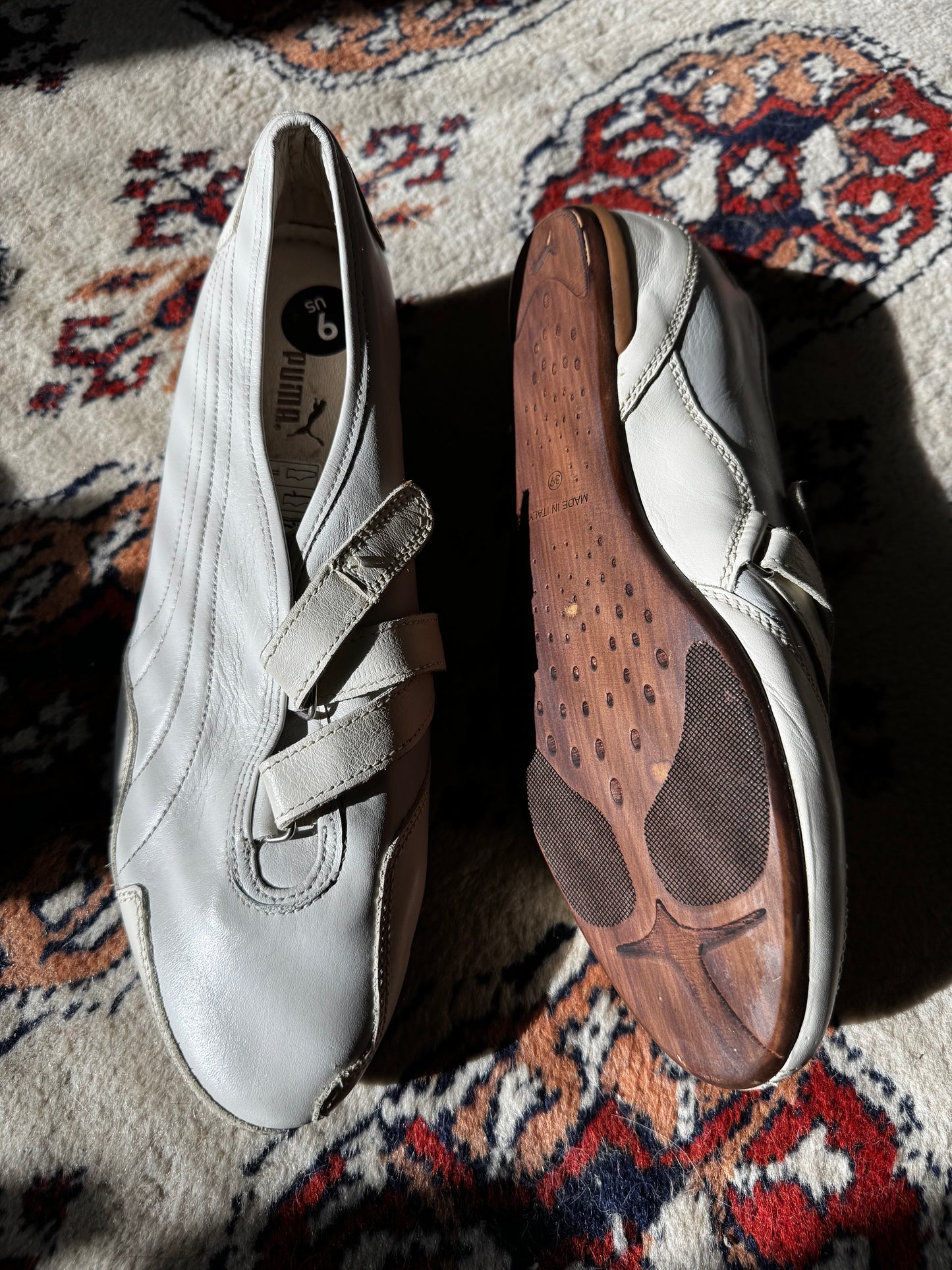 Vintage y2k Black Label Puma Strappy Flats