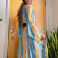 70s Nylon Maxi w/ Angel Sleeves (M-XL)