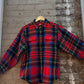Vintage 90s Chunky Plaid Flannel Button Down (M)