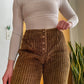 Late 60s Wide Wale Corduroy Kick Flares (26-27”W)