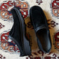 Vintage 90s Clarks Black Suede Wallabee Slip Ons (9/9.5)