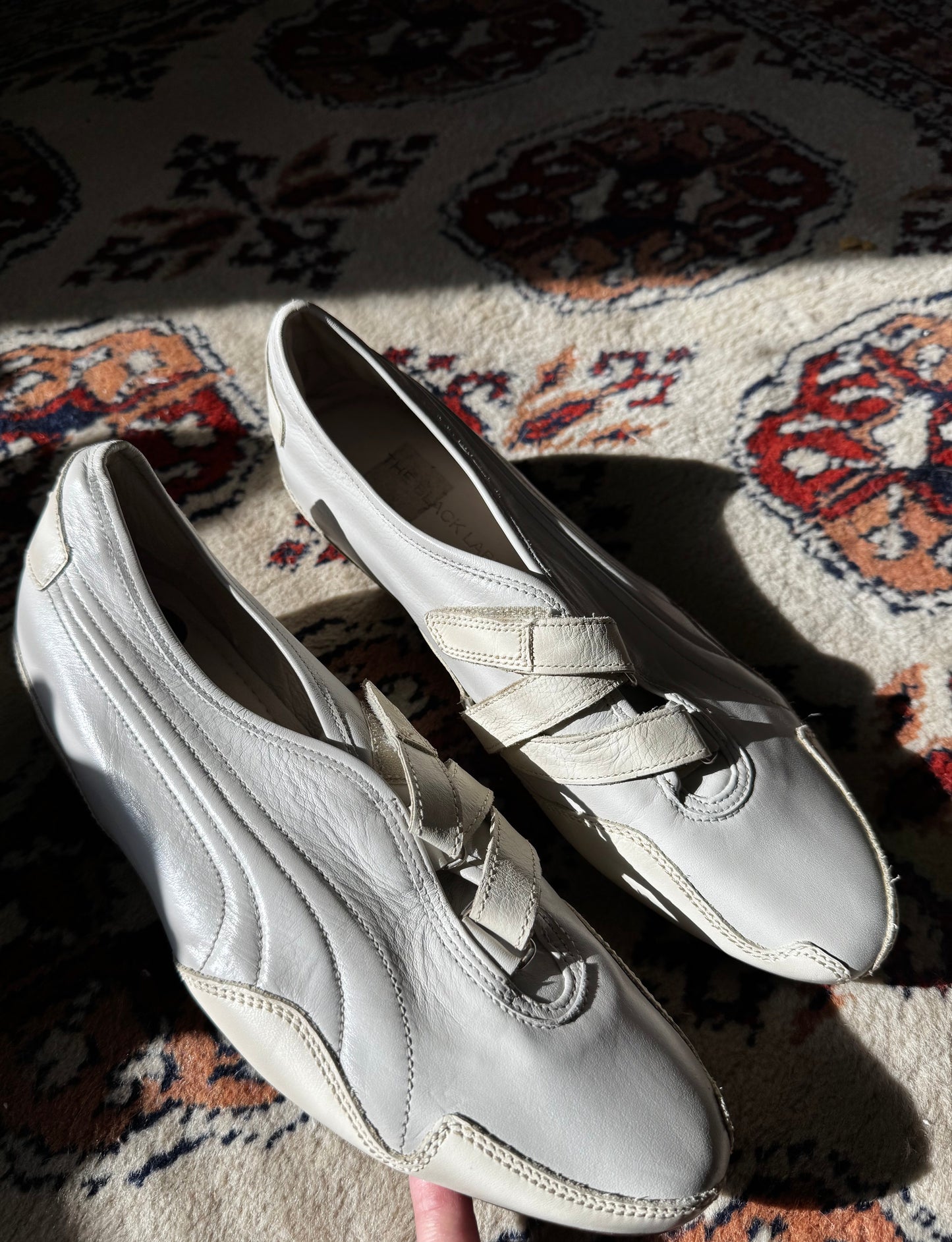 Vintage y2k Black Label Puma Strappy Flats