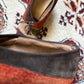 Vintage 60s suede patchwork heeled laceups (9)