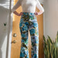 Vintage 60s Sanforized Painted Flower Jeans (25- 26”W)