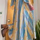 70s Nylon Maxi w/ Angel Sleeves (M-XL)