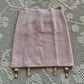 50s Blush Pink Stretchy Girdle Skirt (XS/S)