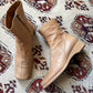 Vintage Soft Leather Square Toe Ankle Boots (10)
