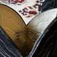 Vintage 80s Denim & Suede Heeled Cowboy Boots (8.5)