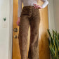 Late 60s Wide Wale Corduroy Kick Flares (26-27”W)