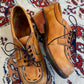 Late 60- Early 70s Saddle Wedge Shoe w/ Moc Toe (8.5)