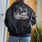 80s Buck Painting Nylon Bomber (unisex M-L)