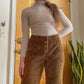 Late 60s Wide Wale Corduroy Kick Flares (26-27”W)