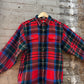 Vintage 90s Chunky Plaid Flannel Button Down (M)
