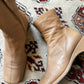 Vintage Soft Leather Square Toe Ankle Boots (10)