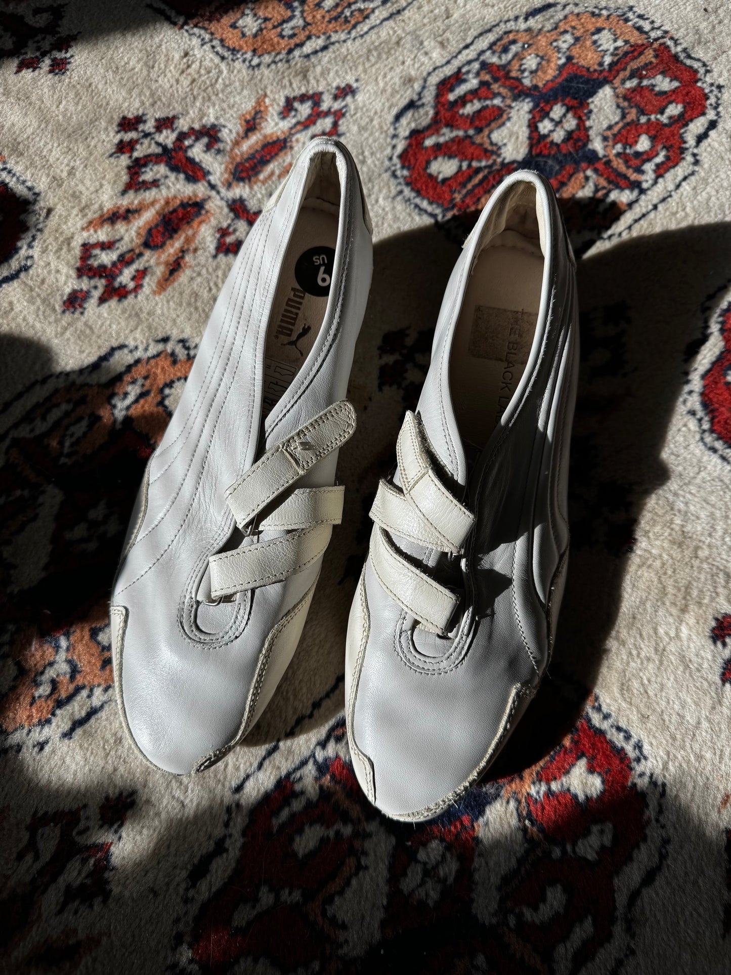 Vintage y2k Black Label Puma Strappy Flats