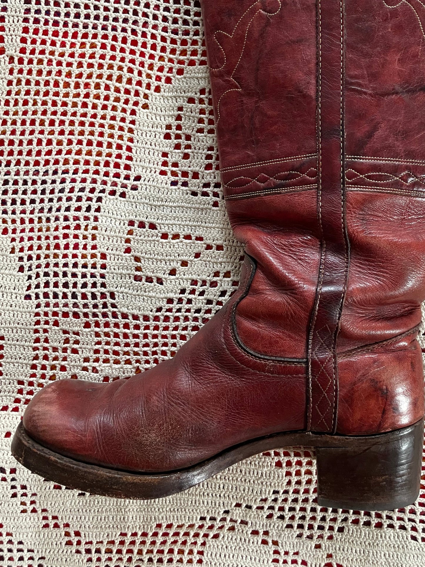 Rare Vintage Black Label Frye Campus Boots