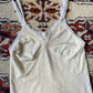 Vintage 70s Pointelle Cream Camisole Tank Top (XS)
