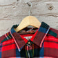 Vintage 90s Chunky Plaid Flannel Button Down (M)