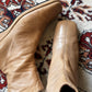 Vintage Soft Leather Square Toe Ankle Boots (10)