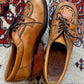 Late 60- Early 70s Saddle Wedge Shoe w/ Moc Toe (8.5)